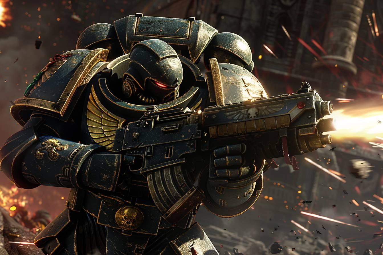 Nouveau gameplay pour Warhammer Space Marine 2 qui promet de l'action intense